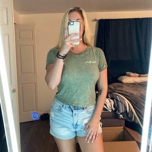 Light Green Crop Top